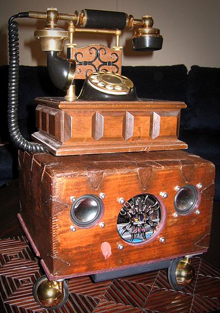 The DialUpPC Casemod - Steampunk Phone and PC in One