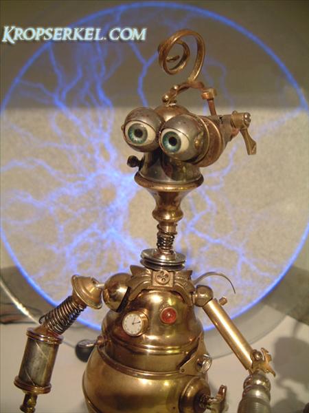 150 year old artificial human Steampunk robot