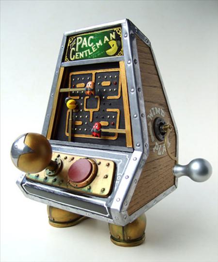 Pac-Gentleman by Doktor A - A Steampunk Arcade machine toy