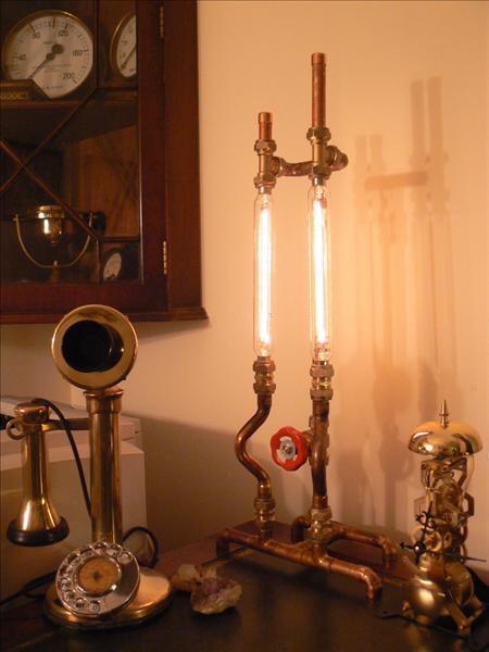 Professor Fzz's Second Copper Tubing Lamp