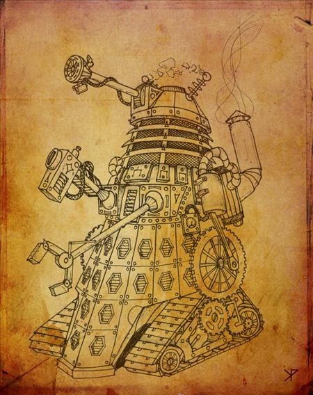 Steampunk Dalek by Promus-Kaa on DeviantArt