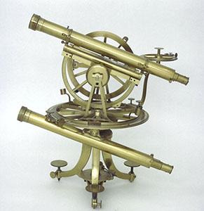 A brass theodolite from the Institute and Museum of the History of Science