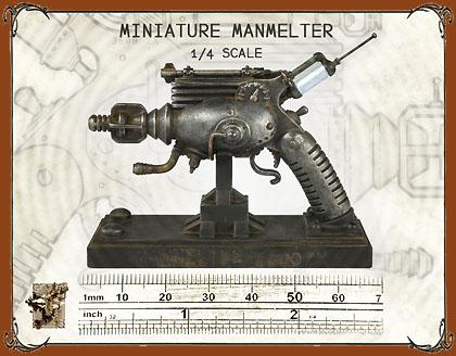 Miniature Man-Melter Raygun from Weta